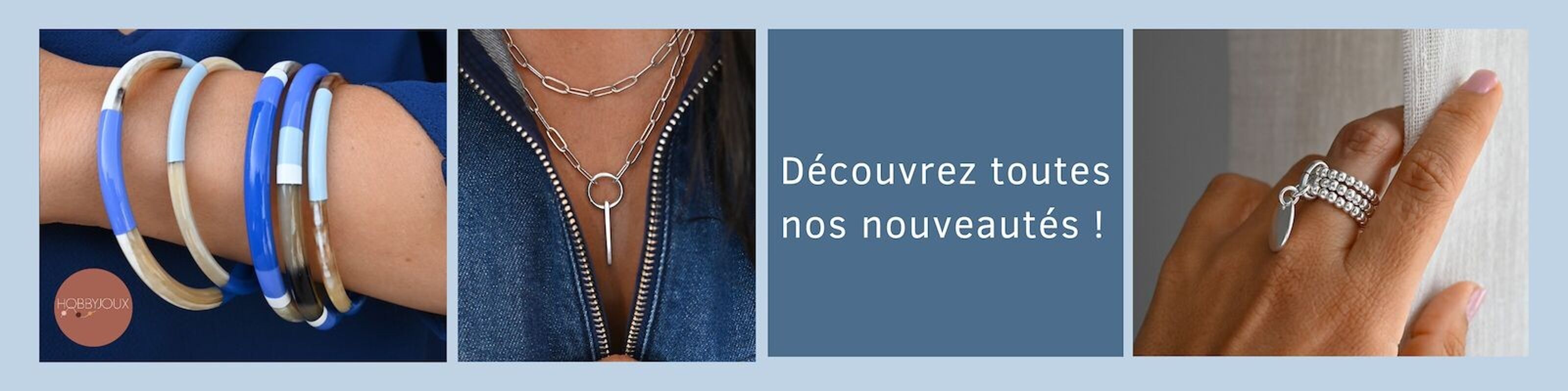Bracelet chaîne et perles colorées - Doré or fin 24K - Léonie & France