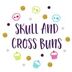 Skull and Cross Buns Rubber Stamps