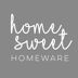 Home Sweet Homeware