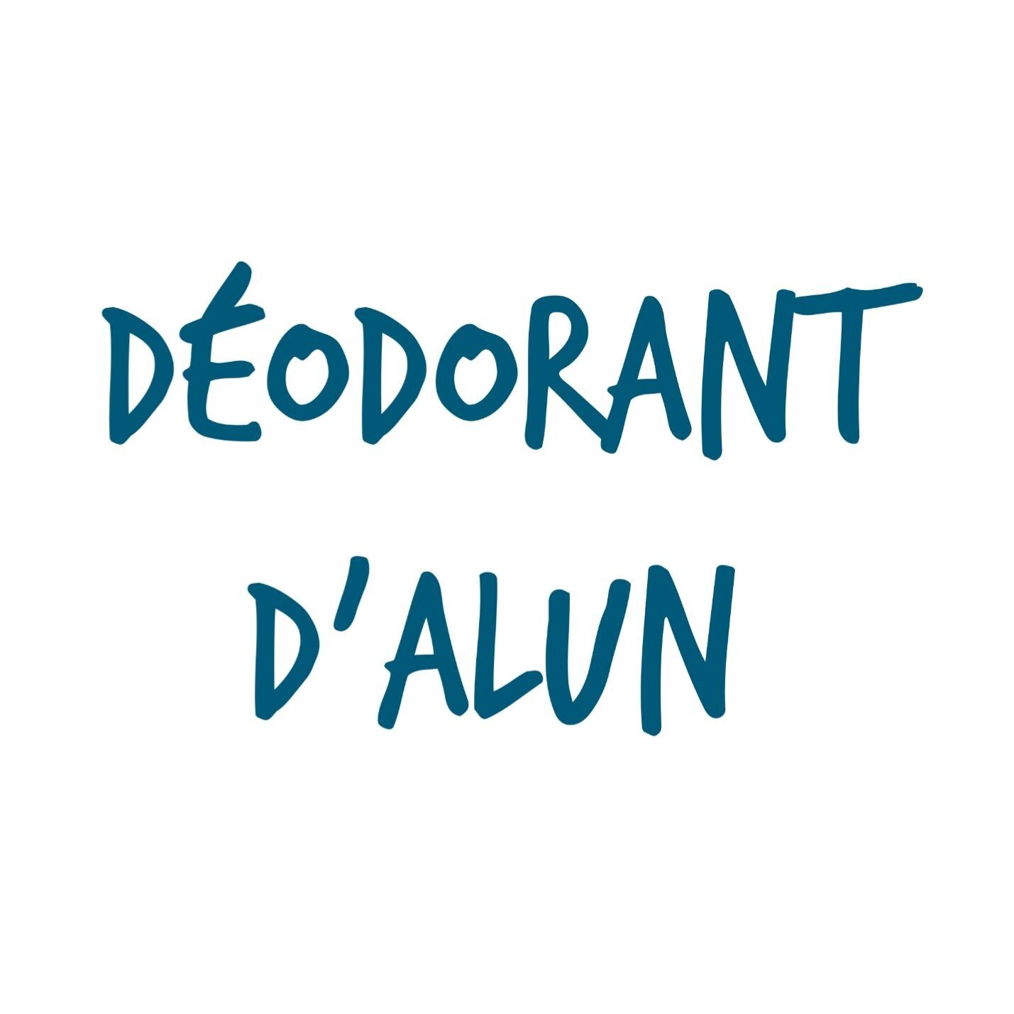 Déodorant d'Alun