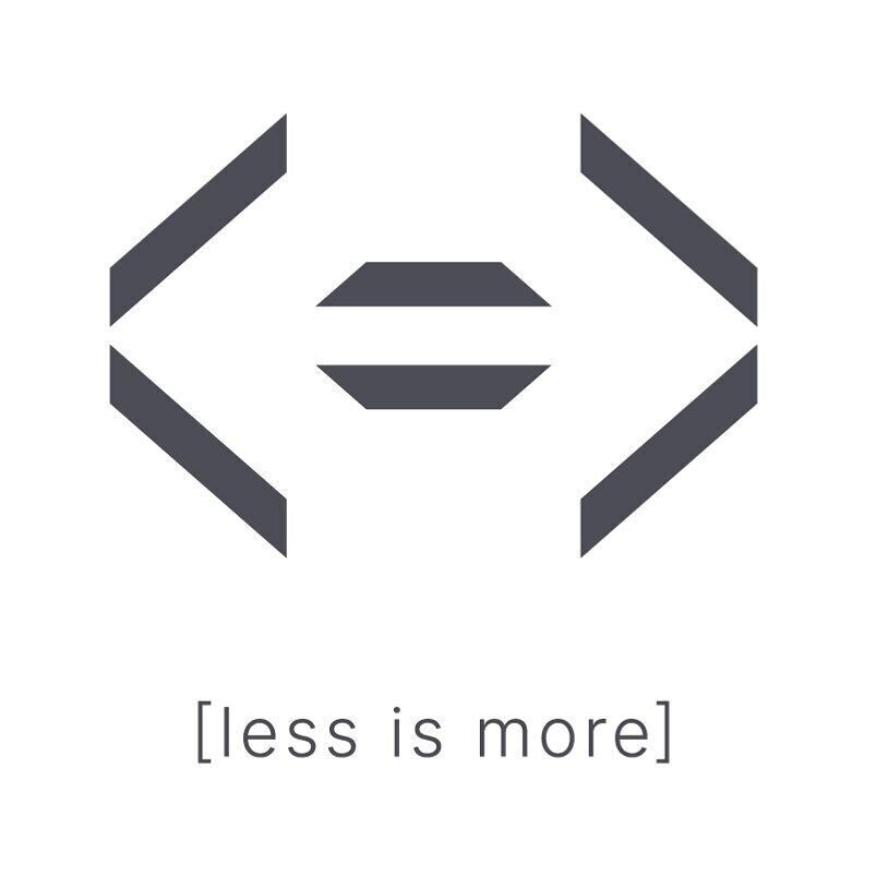 less is more