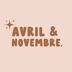 Avril & Novembre