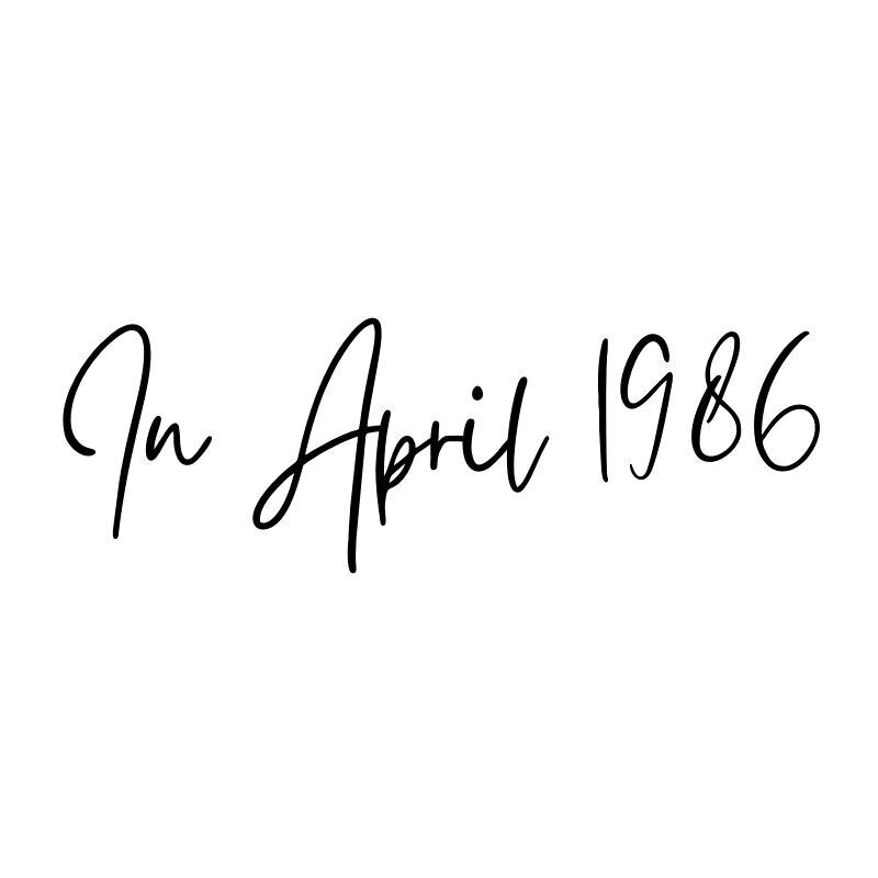 in april 1986