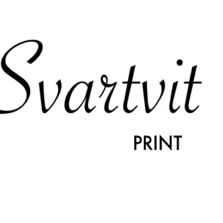 Svartvit print scandinavia