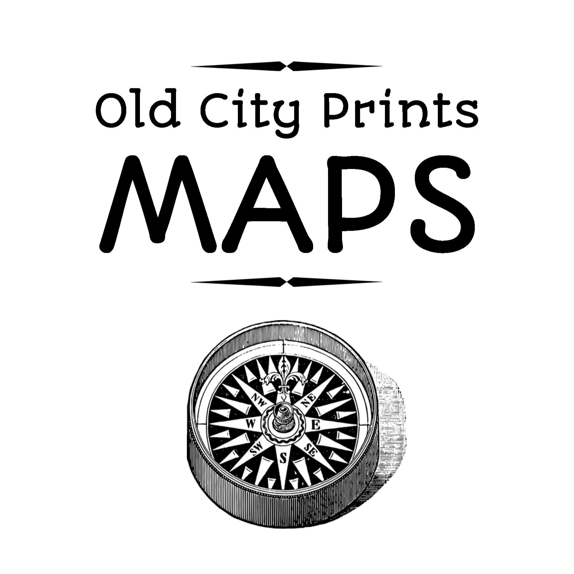 OldCityPrints - Old Maps and Posters