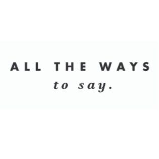 All the ways to say