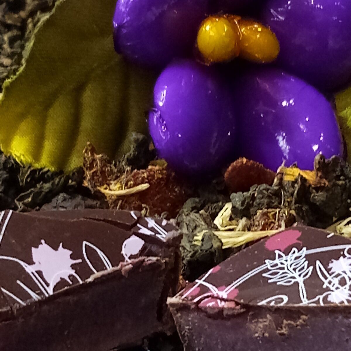 Fleurs-Thés en chocolat