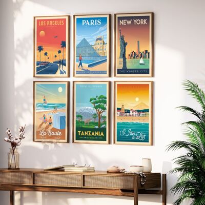 OLAHOOP TRAVEL POSTERS