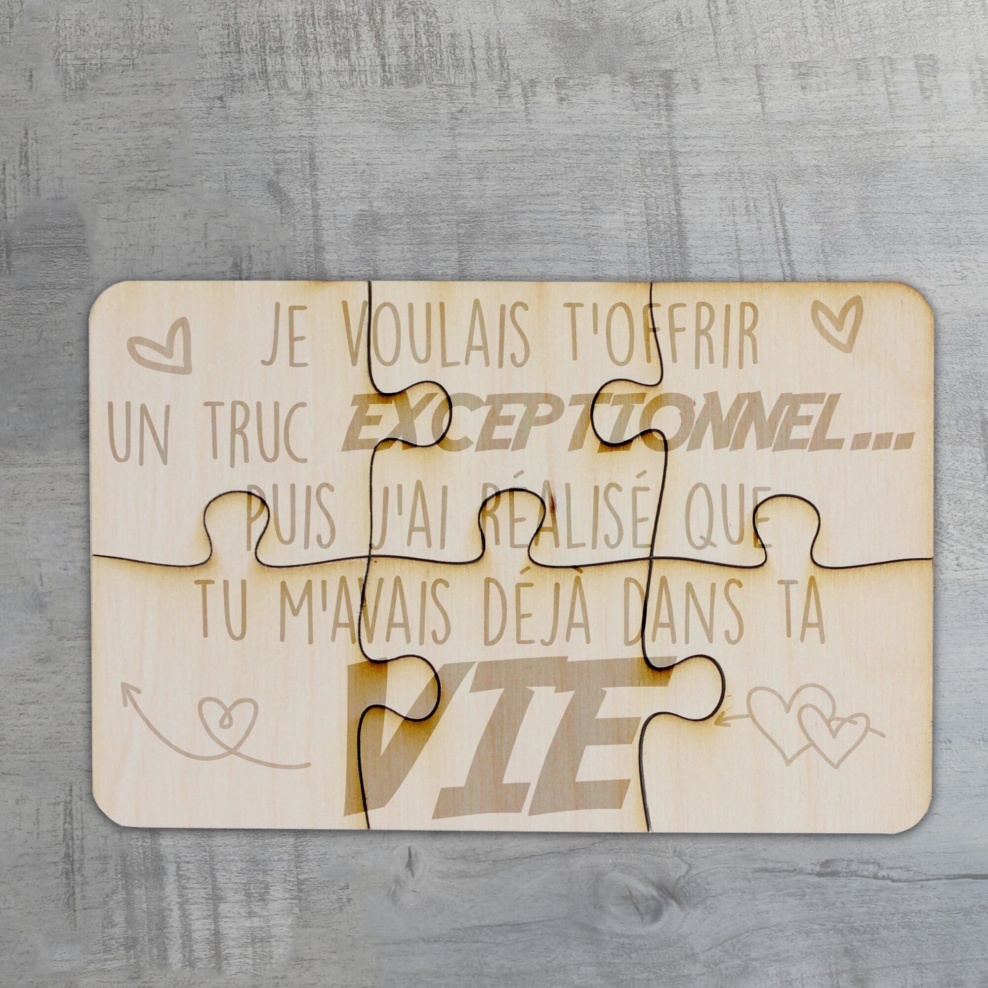 Quelque chose à te dire