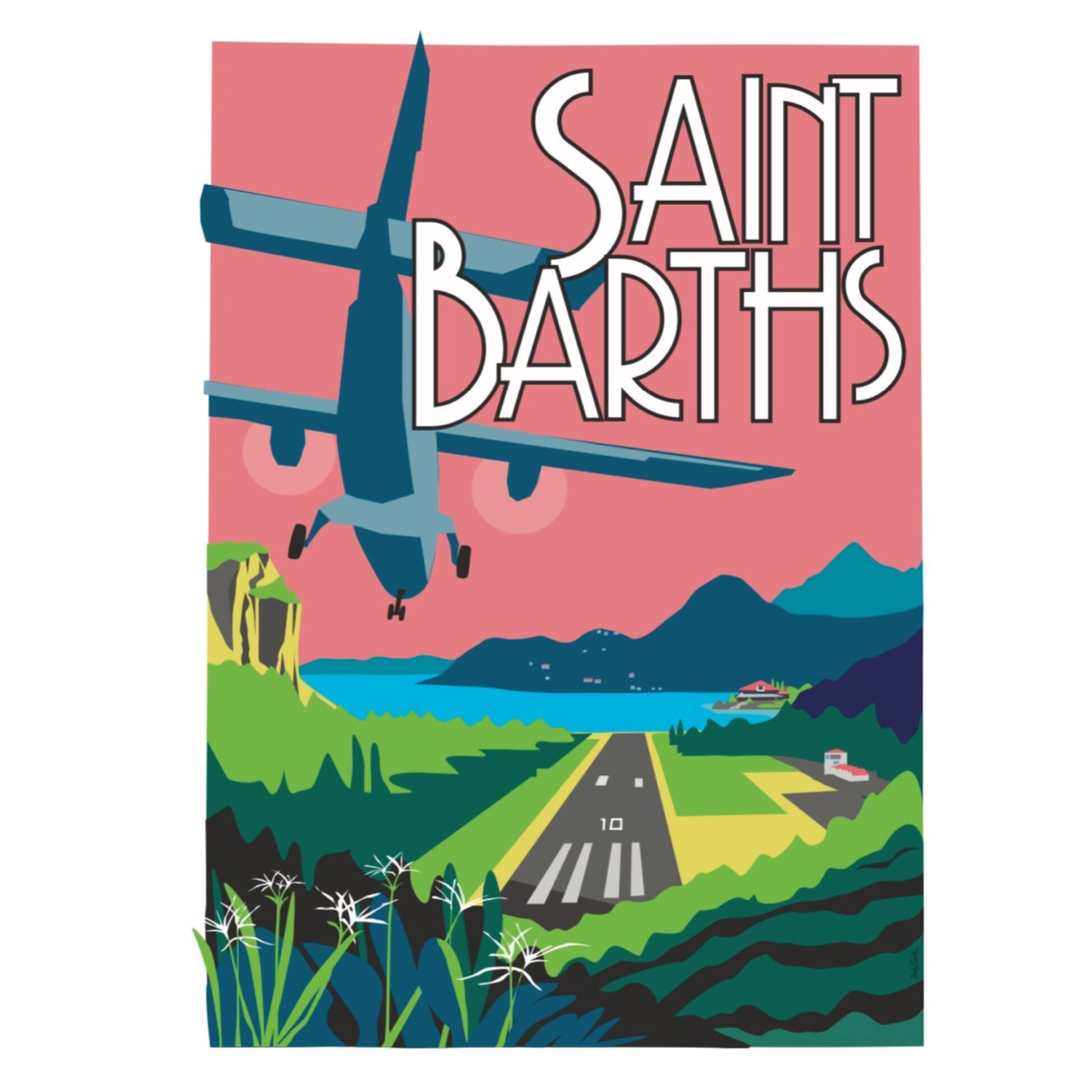 ST BARTHS ARTPRINTS