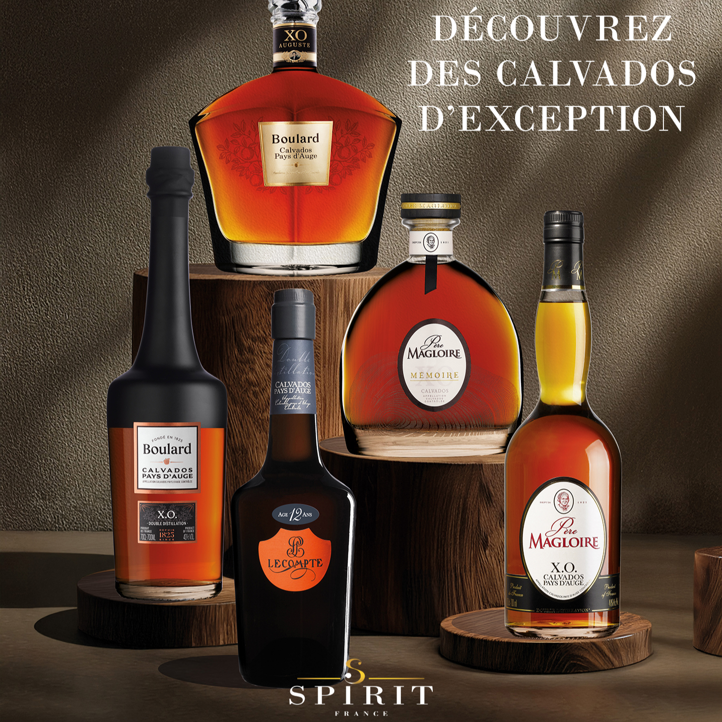 SPIRIT FRANCE (Boulard, Janneau & Père Magloire)