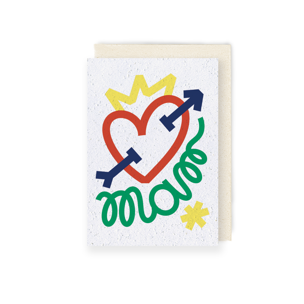 Plantable card, Mam Heart