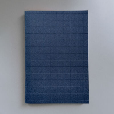 Quaderno Risography – Grid Deep Denim (13 x 19 cm)