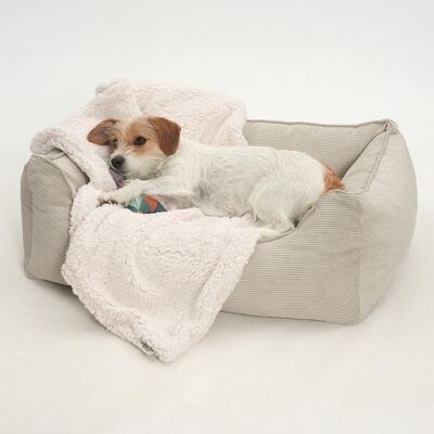 Panier pour chien Chelsea Cord en gravier