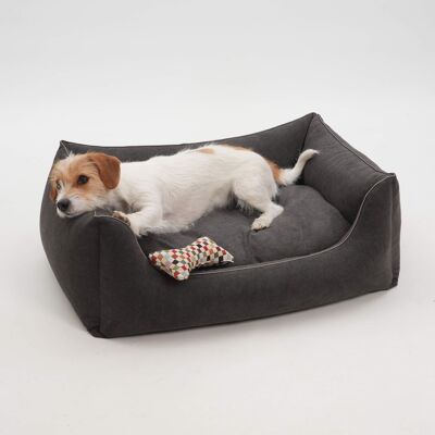 Cama para perro tipo caja Monterey marrón
