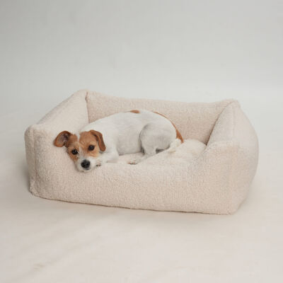 Dog bed box bed Paddy cream