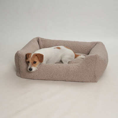 Cama para perros tipo caja, cama Paddy grava