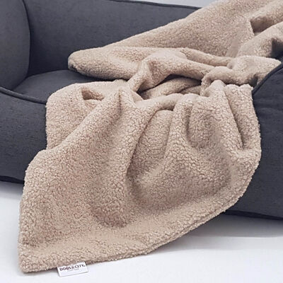 Coperta per cani Plaid Curly ghiaia