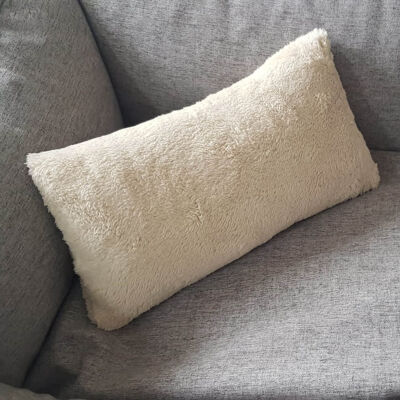 Coussin pour chien en peluche Pooch beige