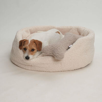 Dog basket Paddy cream