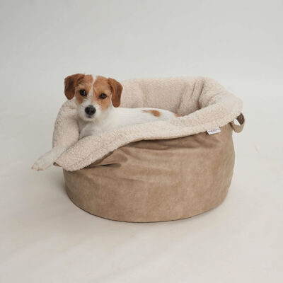 Dog basket Shopper Little Basket Saddle gravel
