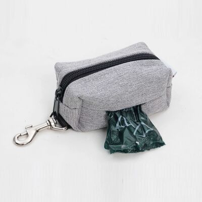 Distributeur de sacs à crottes Loomi gris