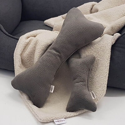 Plush bone Pebbles graphite