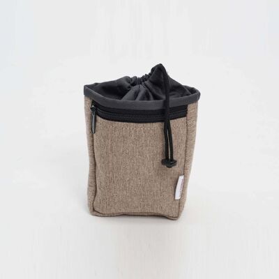 Snack bag Loomi greige / beige gray