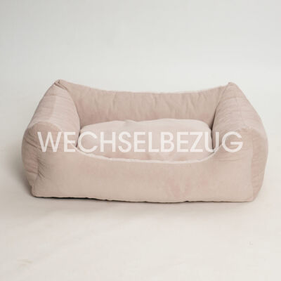 Changeable cover for dog bed box bed Madison gravel