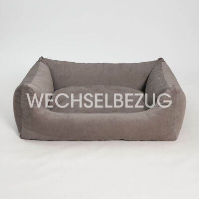 Changeable cover for dog bed box bed Madison stone