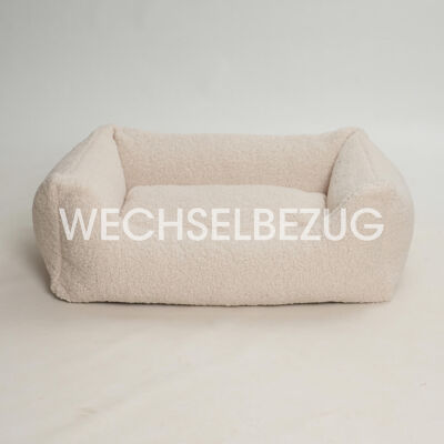 Changeable cover for dog bed box bed Paddy cream