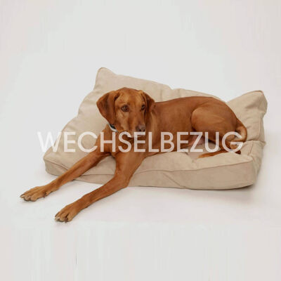 Housse amovible pour coussin pour chien Alcanterra beige sable