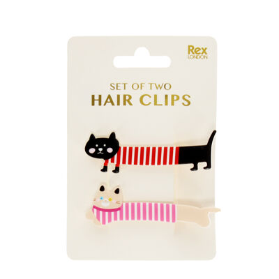 Pinces à cheveux (lot de 2) - Chats