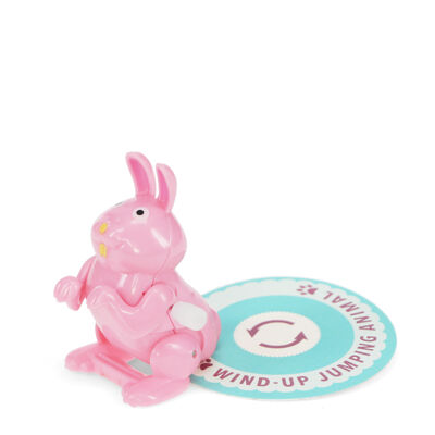 Jouet animal sauteur à remonter - Lapin