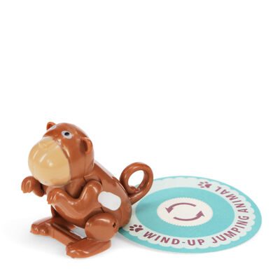 Jouet animal sauteur à remonter - Singe