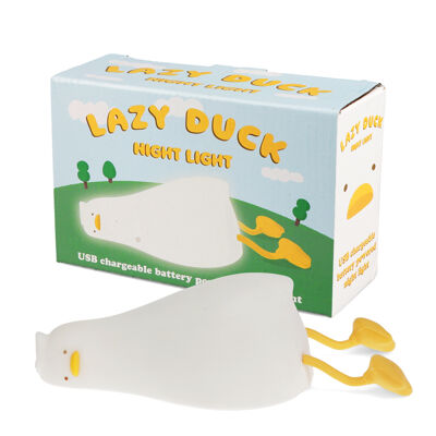 Luz nocturna regulable y recargable por USB - Lazy Duck