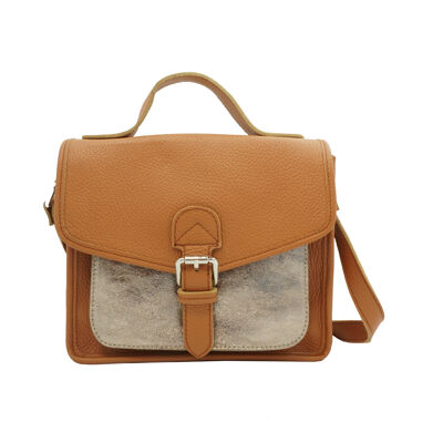 Borsa a cartella con tasca lucida Daniel Camel