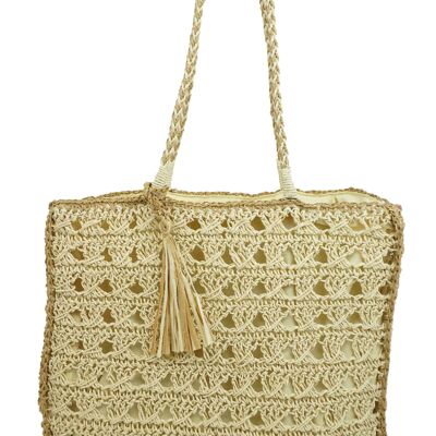 Bandolera de papel S0135 Beige