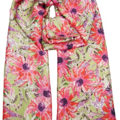 Sciarpa con stampa floreale YF6236