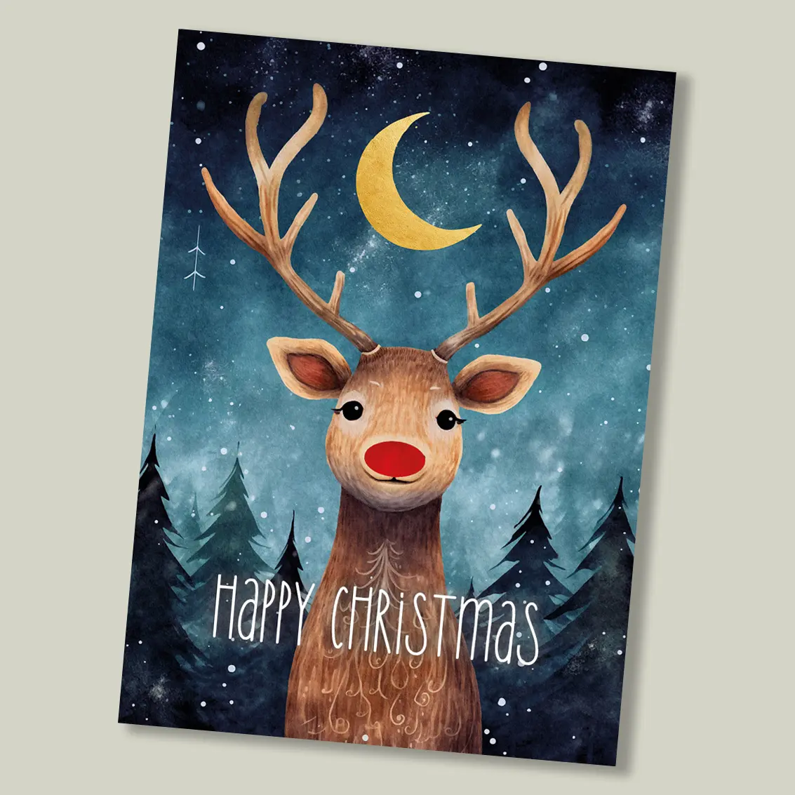 Buy wholesale Christmas card - Rudolf