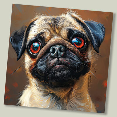 Funny Dog greeting card for any occasion - ‘Marty'