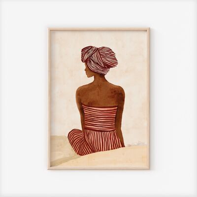African Lady version 2.0 | Poster A4