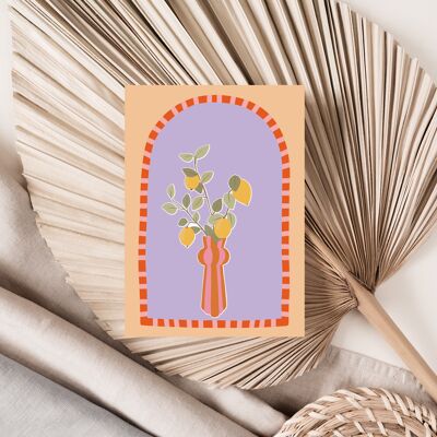 Vaso di fiori | Poster A5 '25