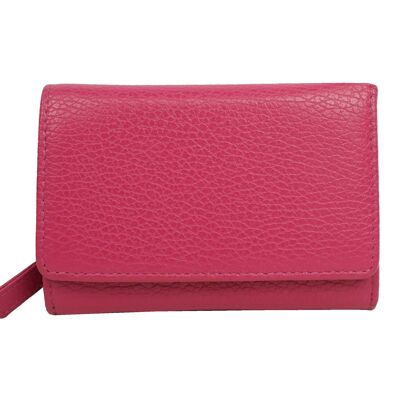 Leather Wallet DB-908 Fuchsia