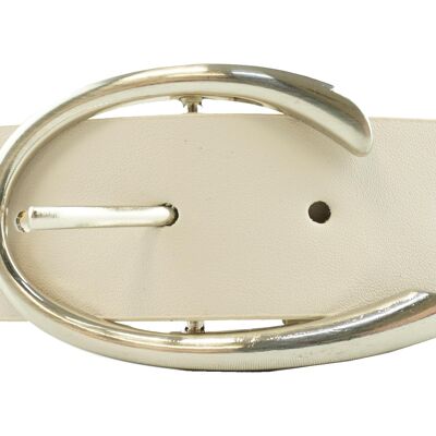 Cinturón hebilla Fancy Beige CT3109
