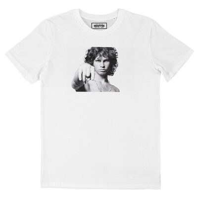 T-shirt Jim Morrison - Photo chanteur noir & blanc