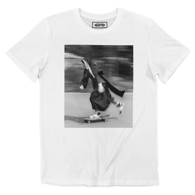 Camiseta de Monja y Patinadora - Foto Vintage