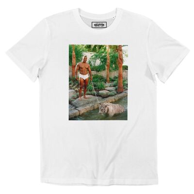 Camiseta de Tyson y Kenia - Foto: Mike Tyson, White Tiger