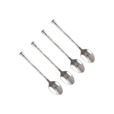 Silver dessert spoons - set of 4