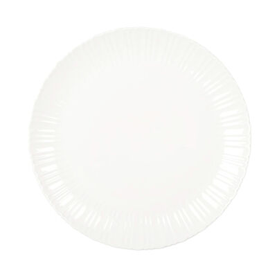 Flora 31 white presentation plate.8 x 31.8 x 2.7cm